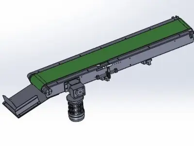 The chain conveyor lin 3D model