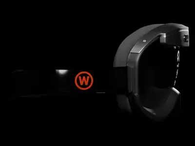 Flower goggles 3D model