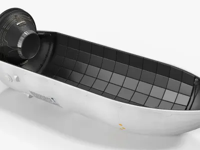 Falcon 9 Payload 3D model