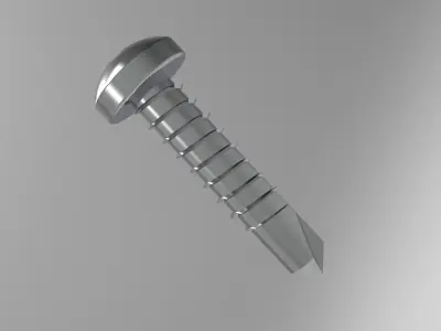Screw 3D model buy