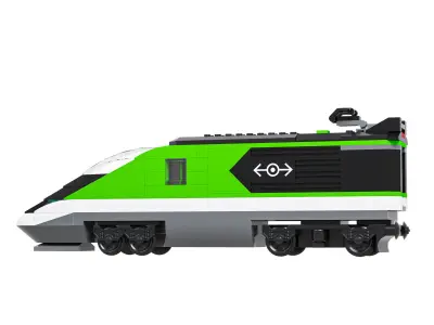 Lego Express Passenger Train 3D model