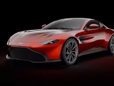 Aston Martin Vantage Free 3D model purchase