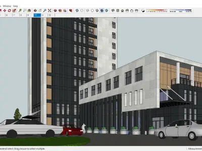 Sketchup Office building 126 3D model