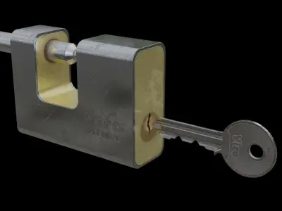 Viro Padlock 3D model