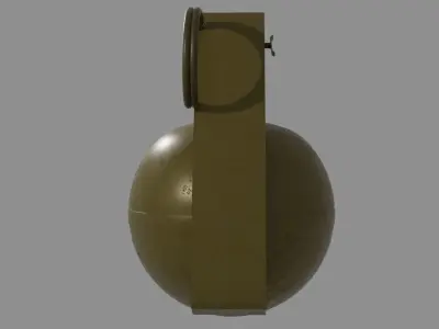 Grenade M67 history edition Low-poly 3D model