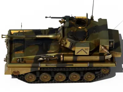 Armored Vehicle Low-poly 3D model purchase