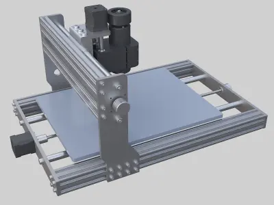 CNC machining router 3D model