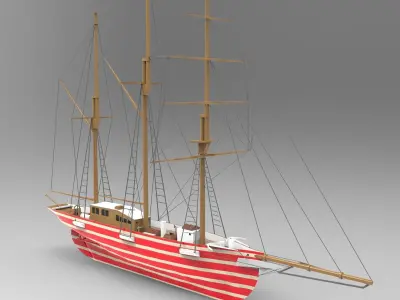 Santa Maria Ship 3D model