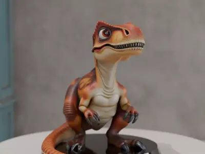 dinosaur 3D print model 5