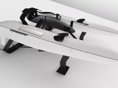 SeaLine hovercraft Free 3D model