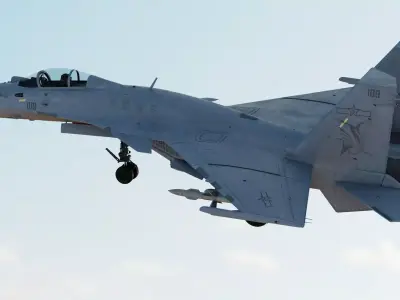 Chinese Shenyang J-15 Feisha or Flying Shark 3D model