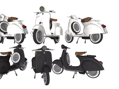  motorcycle electric scooter electric bike  3D model
