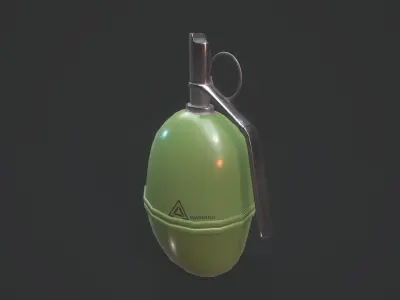RGD-5 Grenade - Models and Textures Low-poly Low-poly 3D model