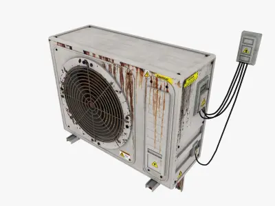 industrial air conditioner 3D model