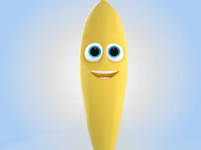 Banana 3D model