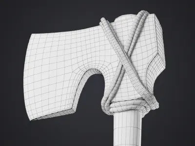 Axe Weapon 3D Model 3D model