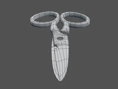 Scissors pair of 3D model purchase