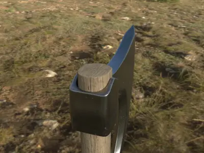 Bearded Axe 3D model