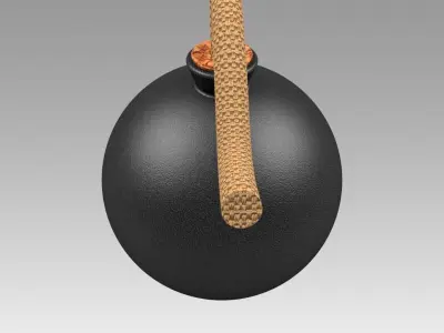Classic bomb 3D model