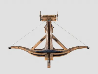 Ballista Low-poly 3D model