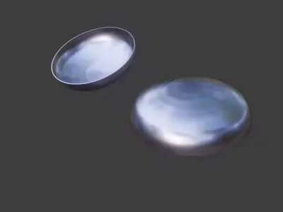 Ellipsoidal Dish 3D Free low-poly 3D model