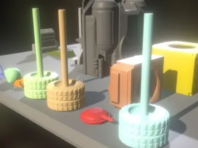 Amphibious Tank 3d-printable Free 3D print model