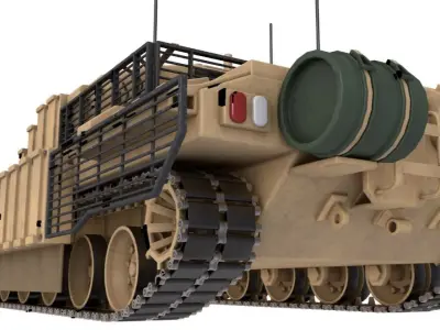 Challenger 2 3D model