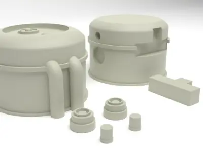 Star Wars Mos Eisley Tank  1-6 scale Hottoys  3D print model