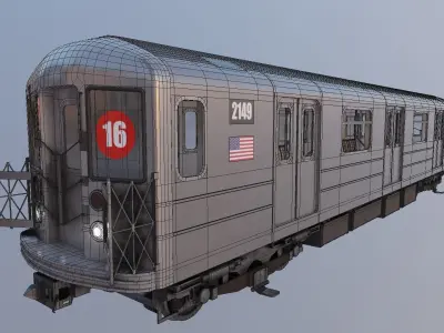 R62 KAWASAKI NYC Subway 3D model