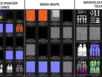 Safety Outfit 3d Model 3D model