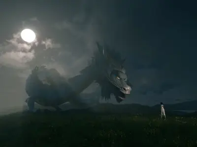 Dragon 3D model 7
