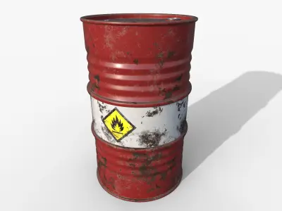 Oil Drum 3D model