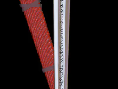 Stylized Rune Swords Low-poly 3D model