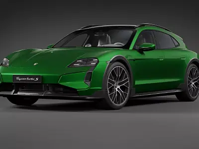 2025 Porsche Taycan Turbo S Cross Turismo 3D model