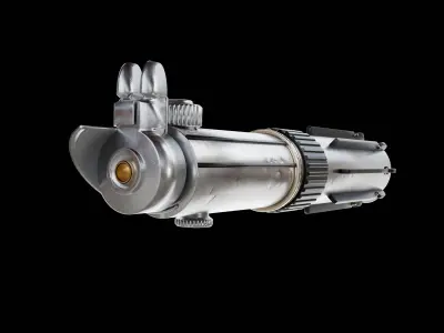 Lightsaber Core Animation  Blend Only Low-poly 3D model