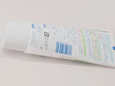 Japanese Toothpaste Product Free low-poly 3D model