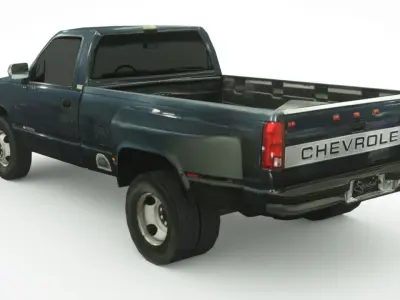 Chevrolet Silverado 1988 Low-poly 3D model