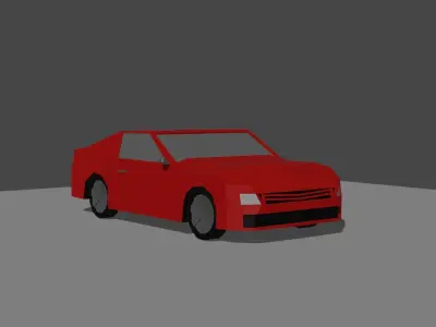 Low poly sports car Free low-poly 3D model by the0nlyking0615