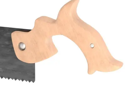 Handsaw saw Free 3D model
