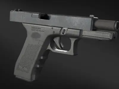 MILITARY Free Glock Pistol  Free 3D model