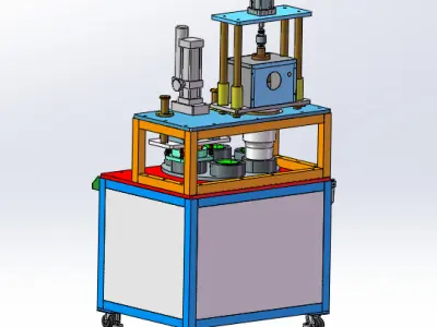 Mask edge trimming machine Free 3D model