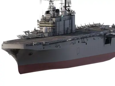 US NAVY AIRCRAFT CARRIER 3D model