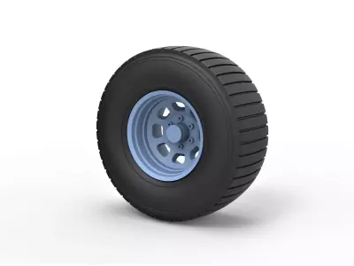 Offroad wheel 33 3D print model