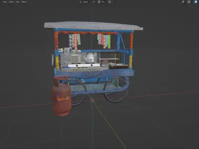 Tea shop Free 3D model