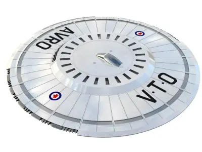 Avro Canada Project Y-2 Silver Bug 3D model