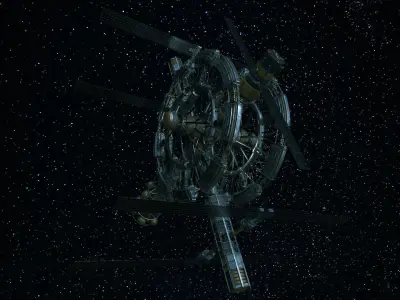 Space Station - Variant A Class 3D model