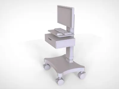 Hospital Medicinal Cart 3D model