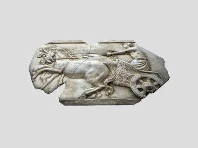 Roman Empire-relief Low-poly 3D model
