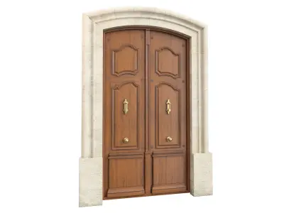 Entrance classic door 131 3D model