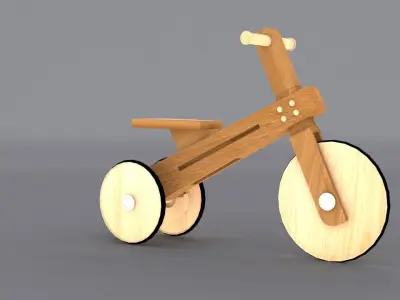 BamBam Bike  Low-poly 3D model
